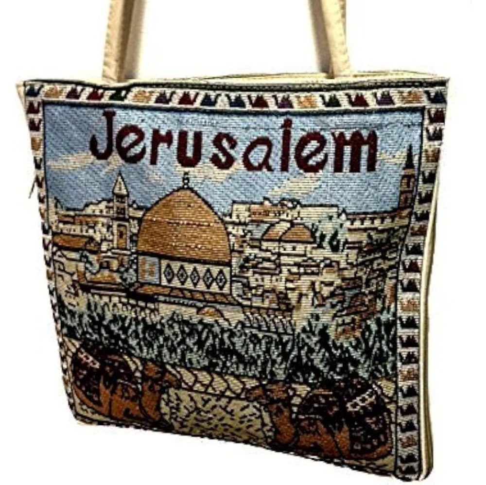 Jerusalem bag with side zippers